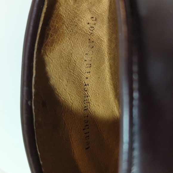 J. Crew monk strap made in Italy leather size 41 dark brown leather - Picture 12 of 15
